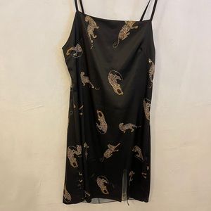 Satin mini dress